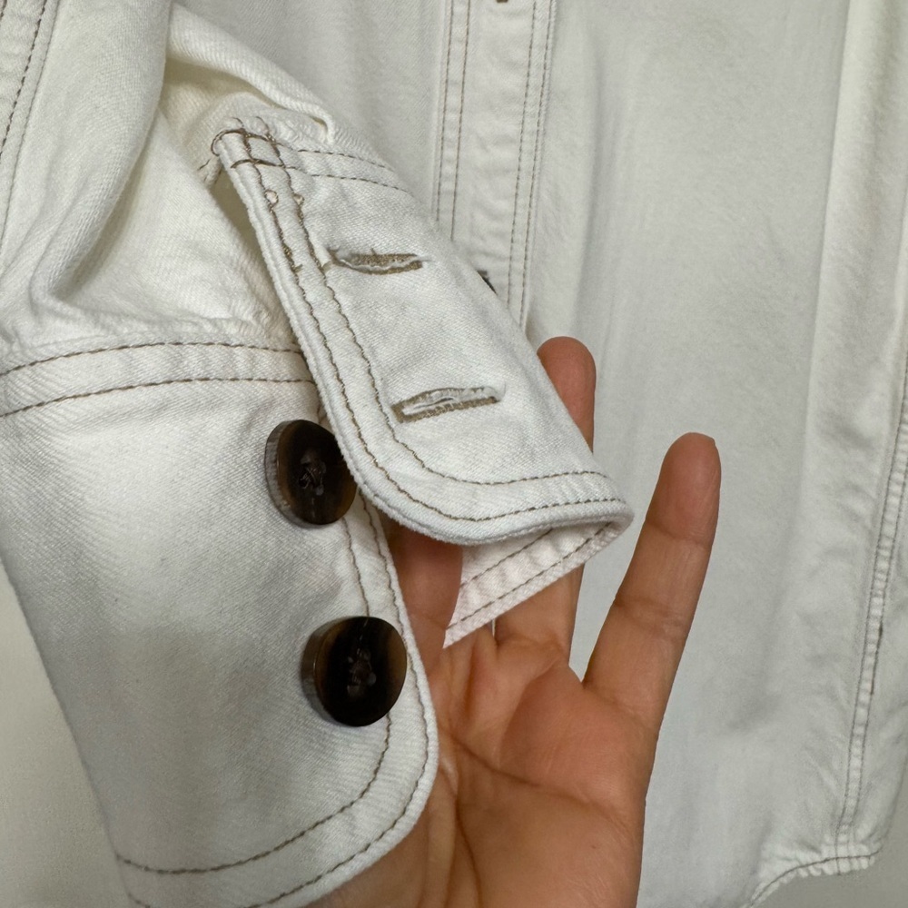 Madewell denim Button-Front long shirt - Picture 7 of 11